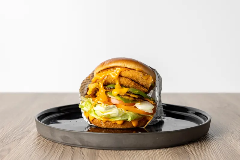 Mr. Veggie, der vegetarische Burger von Le Bistro Foodtruck